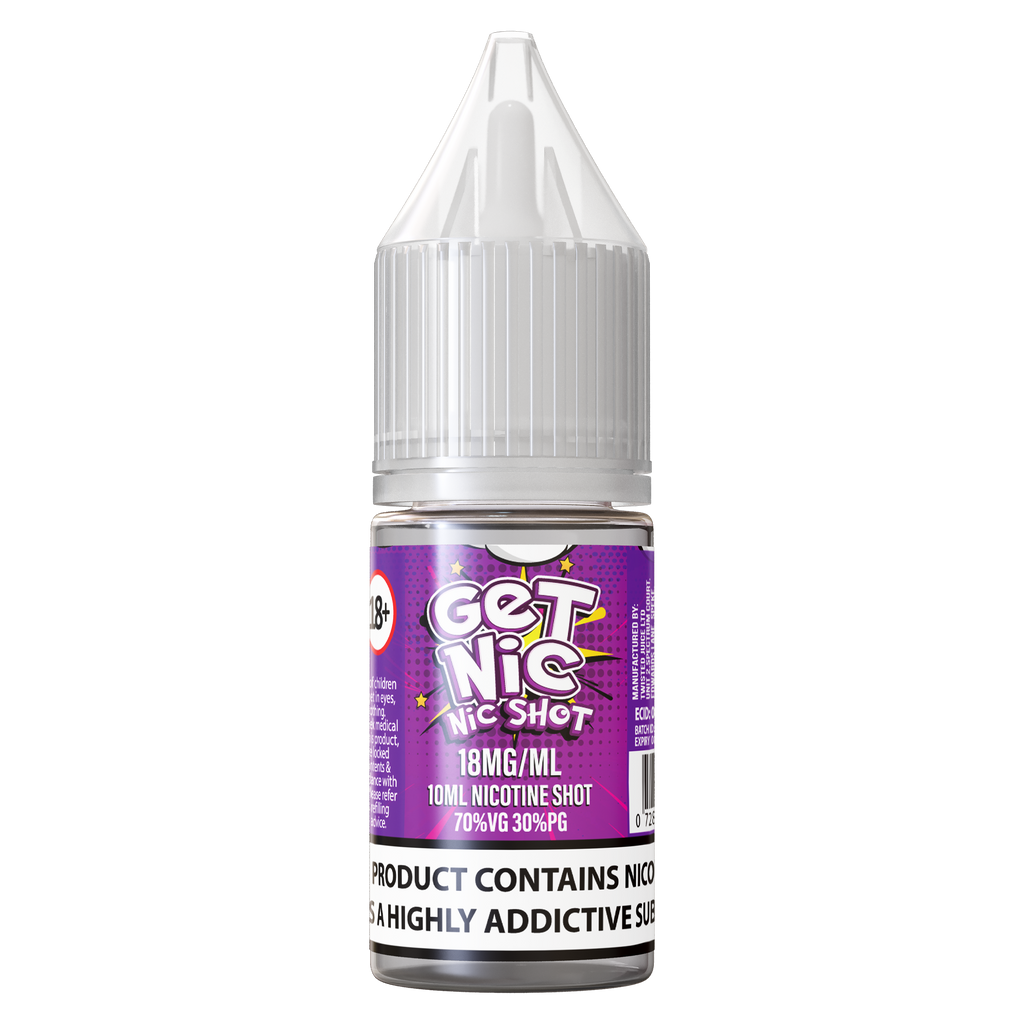 Get Nic – 18mg 70VG 30PG - Shot 10ml