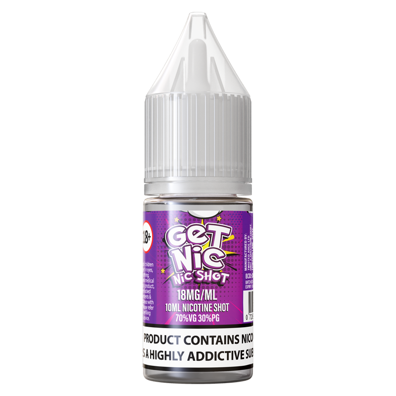 Get Nic – 18mg 70VG 30PG - Shot 10ml