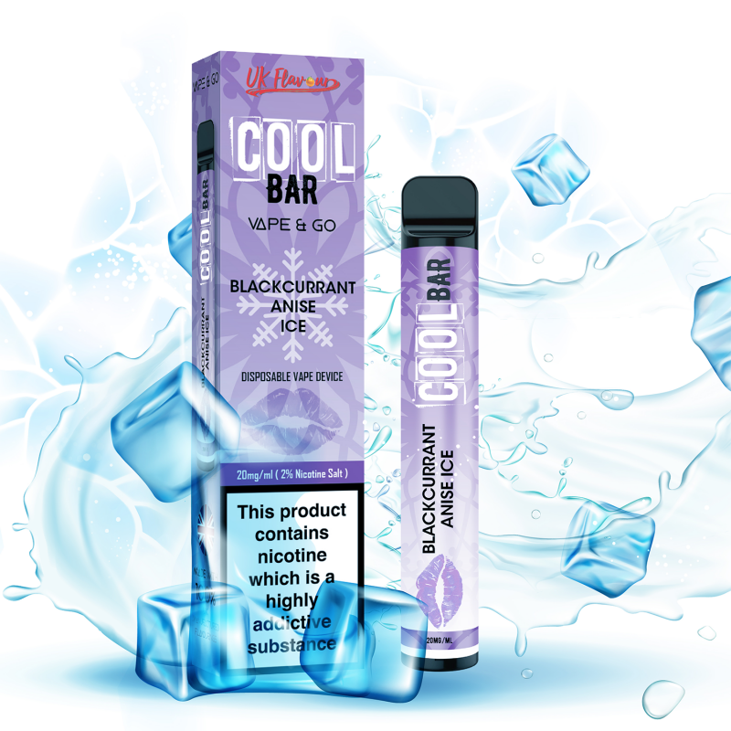 UK Flavours - Cool Bar 20mg 600 Disposable Device