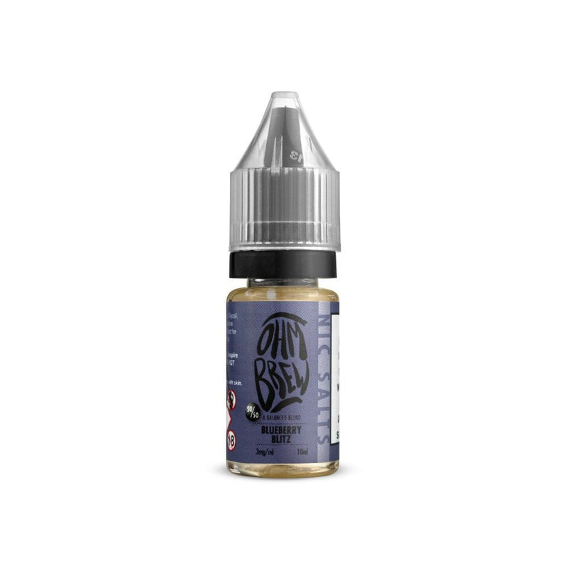 Ohm Brew Blueberry Blitz 10ml Salt E-liquid