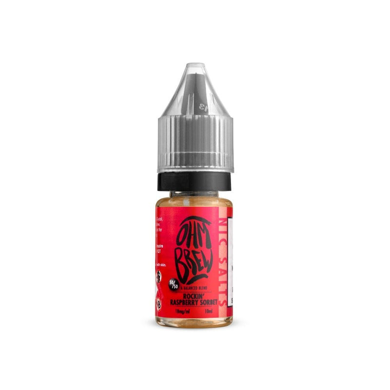 Ohm Brew Rockin’ Raspberry Sorbet 10ml Salt E-liquid