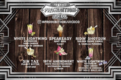 Prohibition Juice Co 50ml Shortfills